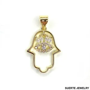 Authentic The Radiant Hamsa: A Conduit of Eternal Protection