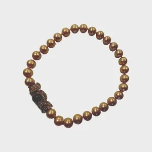 Authentic The Golden Verdant Ellipse: Kenneth Jay Lane 18K Gold-Plated Jade and Rhinestone Talisman
