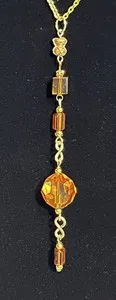 Authentic The Solar Radiance Amber-Hued Gilded Talisman