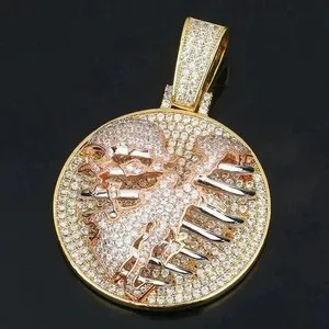 Authentic Heart of Moissanite: A Radiant Rib Cage Pendant of Enduring Love