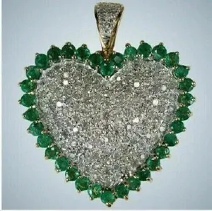 Authentic The Verdant Heart: A 14k Gold-Plated Conduit of Eternal Affection