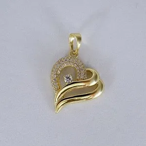 Authentic Radiant Heart of Eternal Light 14k Gold-Plated Pendant