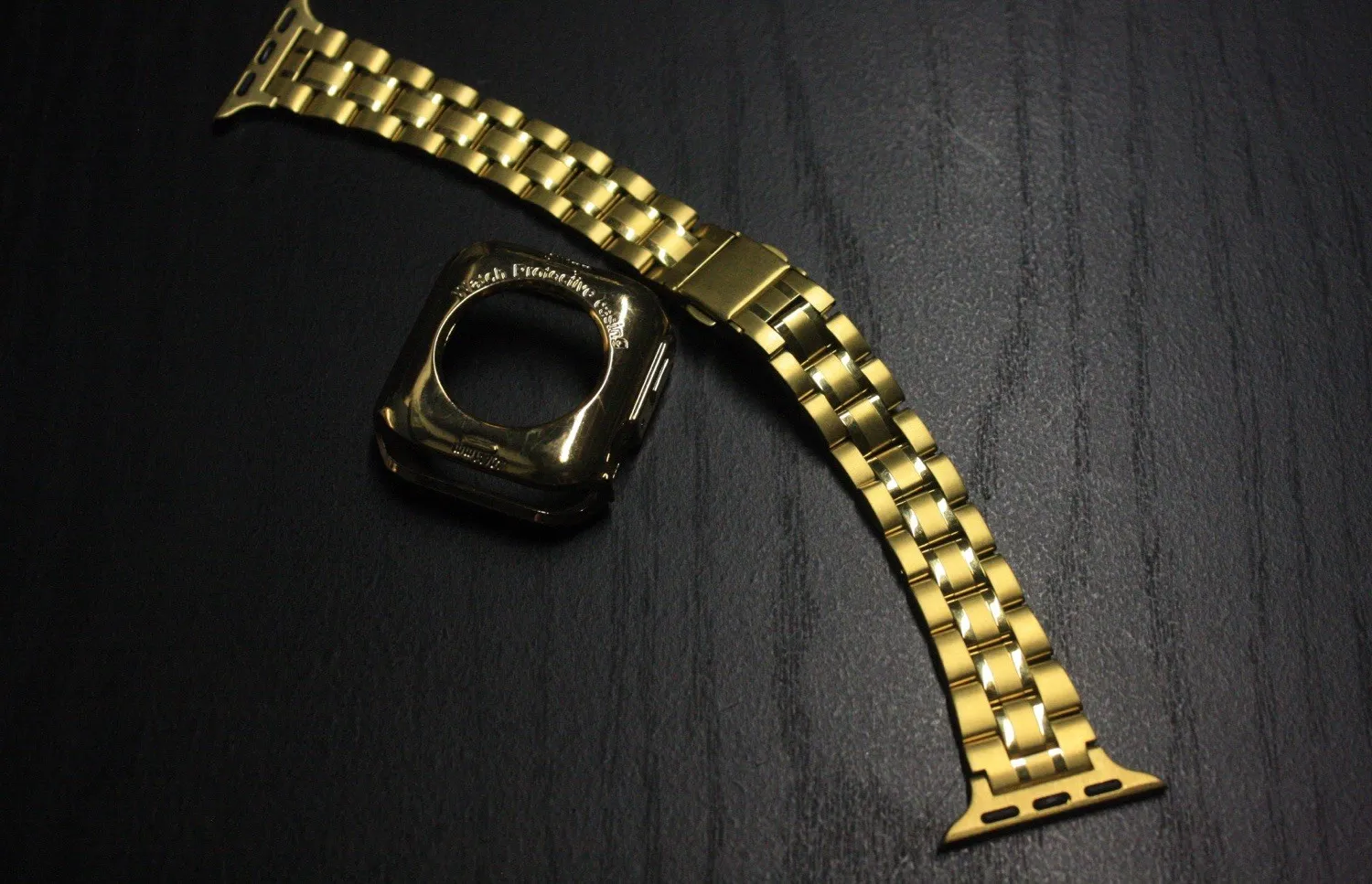 Authentic Gold Plated Apple Watch Case / Band 41/40mm