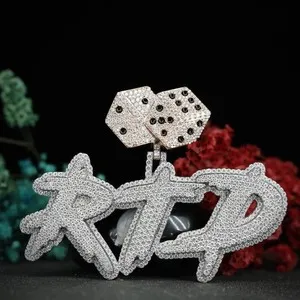 Authentic The Alchemist's Gamble Moissanite Letter and Dice Talisman