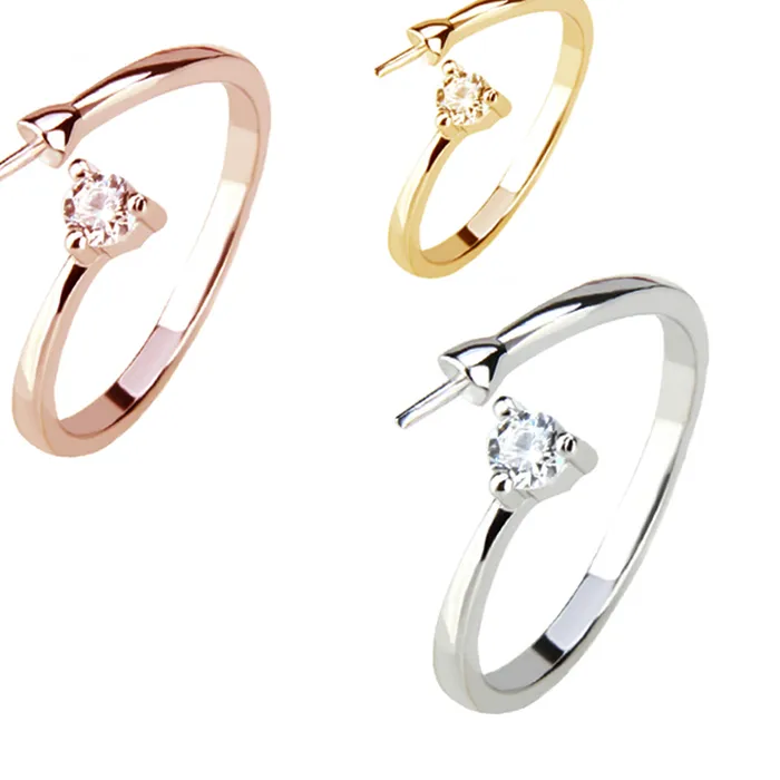 Authentic The Luminescent Pearl Horizon Adjustable Sterling Ring