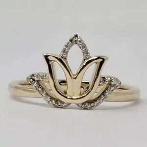 Authentic The Golden Lotus Ring of Awakening