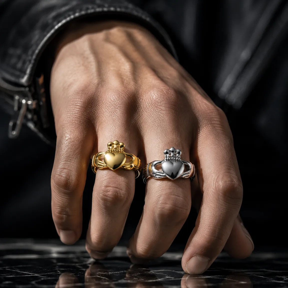 Authentic The Eternal Embrace A Mystic's Claddagh Ring
