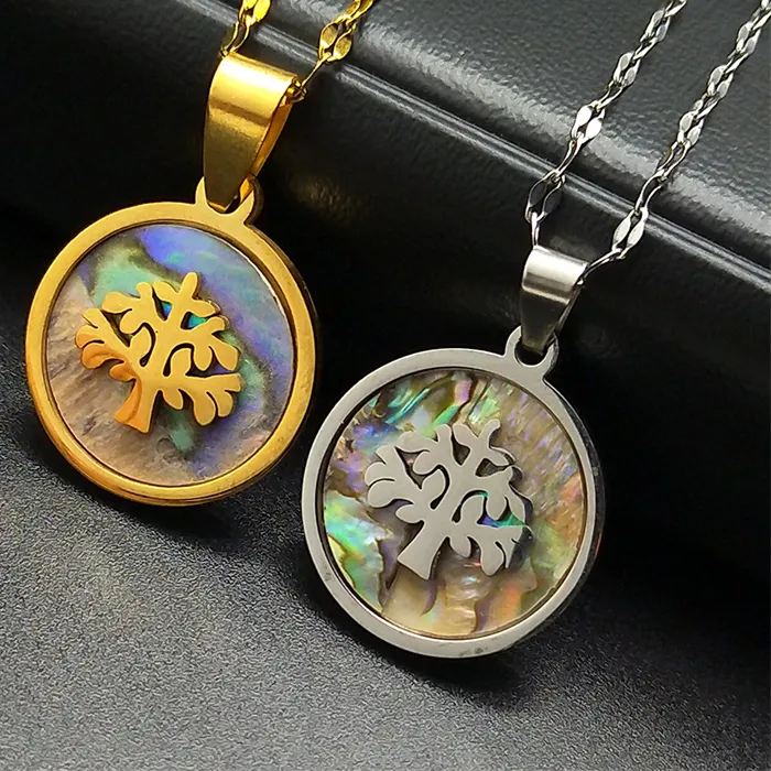 Authentic Aetheric Roots: The Tree of Life Abalone Talisman
