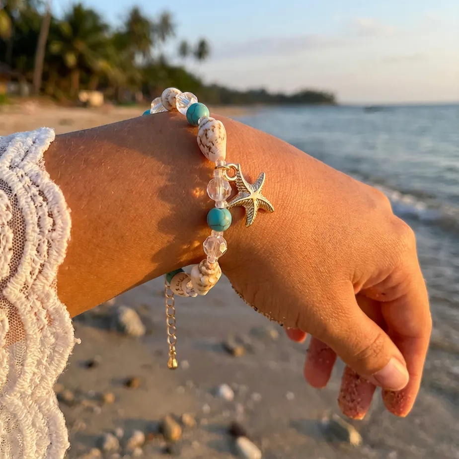 Authentic Coastal Oracle: The Tide-Woven Talisman of Fertility and Flow