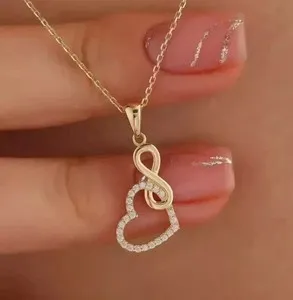 Authentic Eternal Heart Pendant Of Infinite Devotion