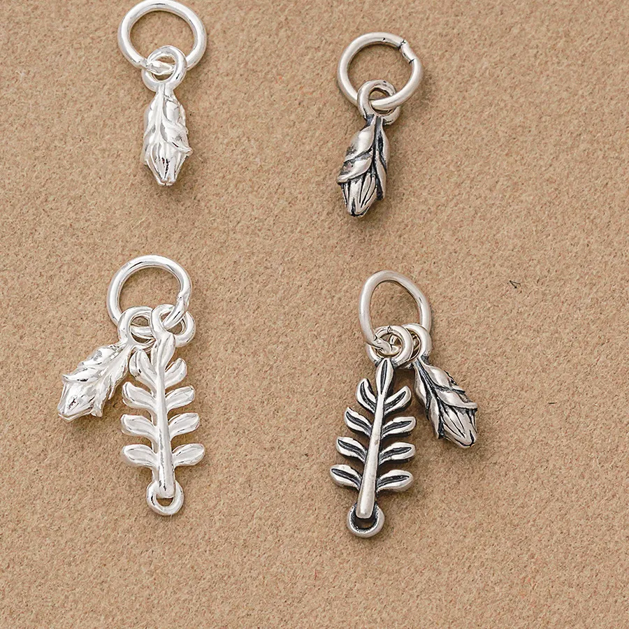 Authentic The Celestial Quill: Ethereal Feather and Leaf Talisman
