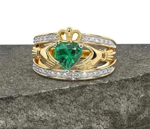 Authentic Empowered Harmony Claddagh Ring: Harmony of Love and Fidelity