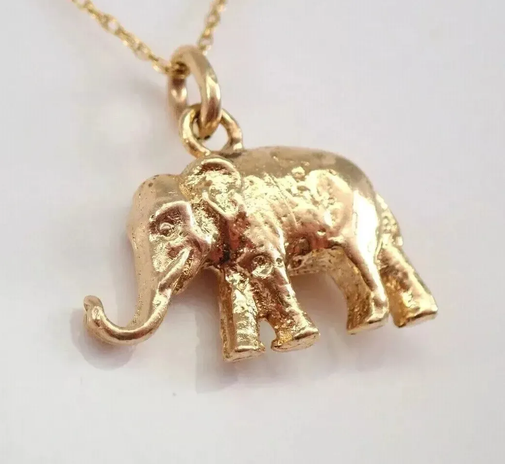 Authentic Elephant's Blessing: Wisdom and Good Fortune on a Golden Chain