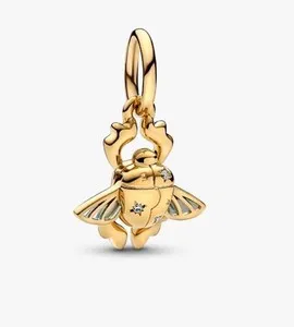 Authentic Scarab's Golden Vigilance: Protection from the Desert's Ancient Wisdom