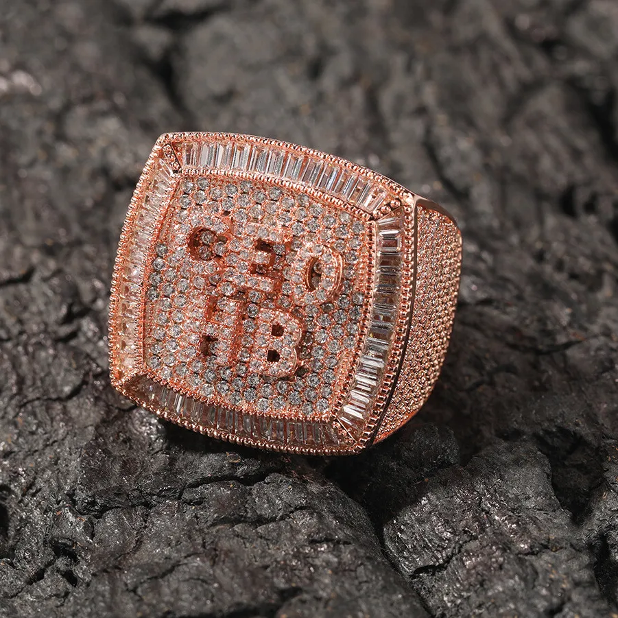 Authentic The Sovereign Sigil: 18K Gold Plated Custom Initial Ring