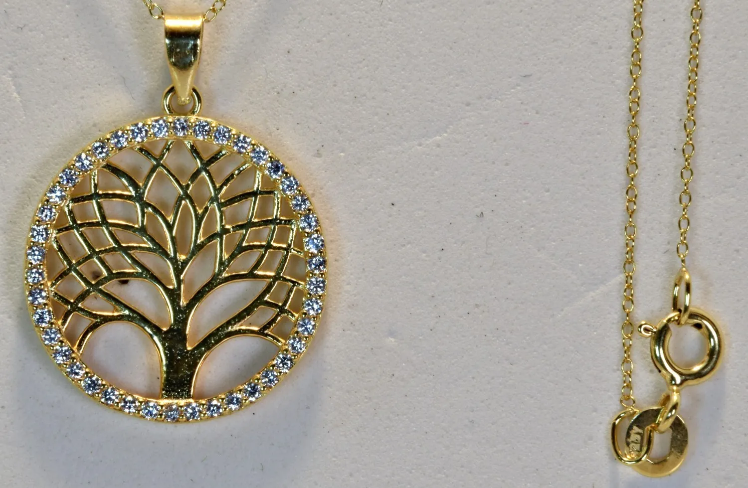 Authentic The Enchanted Tree of Life Pendant - A Golden Embrace of Fortune and Growth