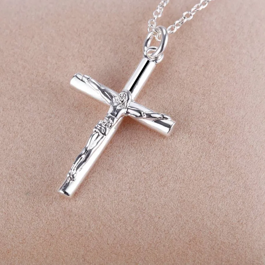 Authentic The Eternal Radiance Sterling Cross Amulet