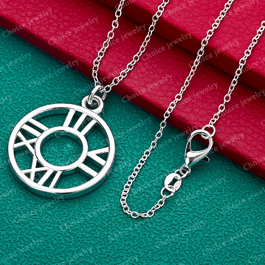 Authentic The Eternal Chronometer: 925 Sterling Silver Roman Numeral Talisman