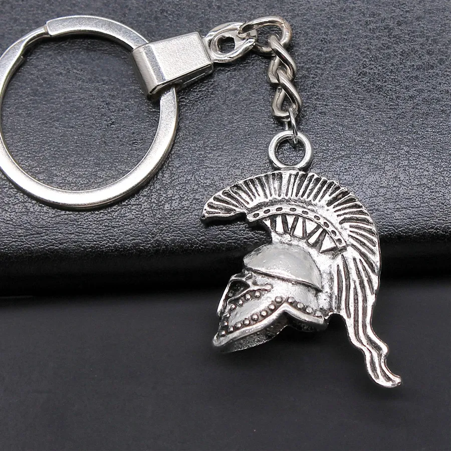 Authentic Celestial Roman Guardian: 2‑Tone Helm Key‑Charm of Protection