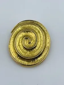 Authentic Serpent's Coil of Fortune: YSL Enchanted Gold Amulet