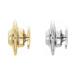 Authentic Celestial Anchors: Sacred Gold-Plated Pin Couplings