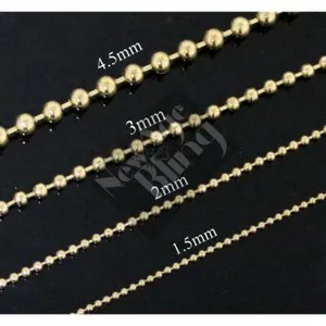 Authentic The Celestial Conduit: Sacred Gold-Plated Ball Chain Talisman