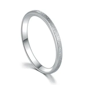 Authentic A Celestial Halo: 2mm Gold Plated Stackable Stardust Ring