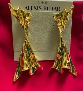 Authentic The Molten Radiance Flared Drop Earrings
