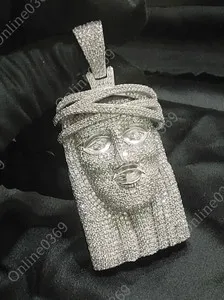 Authentic The Radiant Visage: Sacred Silver and Gold-Plated Divine Icon Pendant