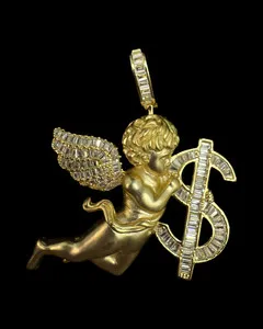 Authentic The Celestial Merchant: Gold-Plated Angel of Abundance