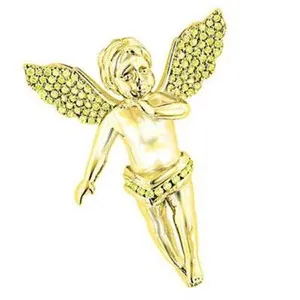 Authentic Aetherial Guardian: 14K Gold Angelic Aegis Pendant