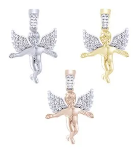 Authentic Celestial Guardian: The Micro Angel Gold-Plated Amulet