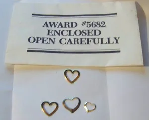 Authentic Four-Hearted Harmony: Silver and Gold Plated Pendant of Love and Unity