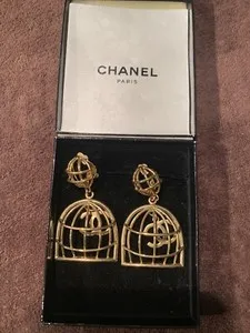 Authentic The Gilded Aviary: Vintage 24kt Gold-Plated Birdcage Talismans
