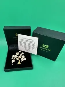 Authentic The Blossoming Solace Enamel Cherry Tree Talisman