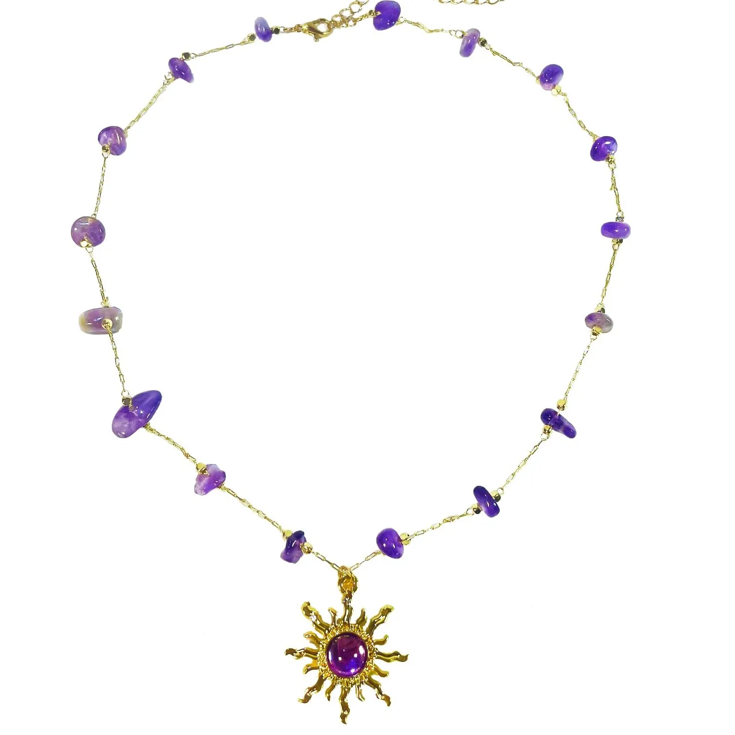 Authentic Celestial Radiance: The Violet Solar Amulet