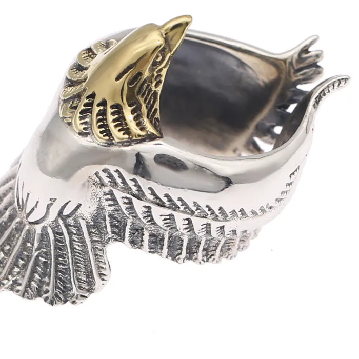 Authentic Dominion of the Eagle: S925 Sterling Silver Ring of Ascension