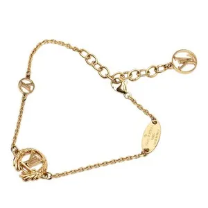 Authentic The Celestial Link: Louis Vuitton LV Angel Chain Bracelet in Radiant Gold