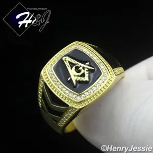 Authentic The Gilded Compass: Master Mason Square Ring in Sterling Silver and Gold