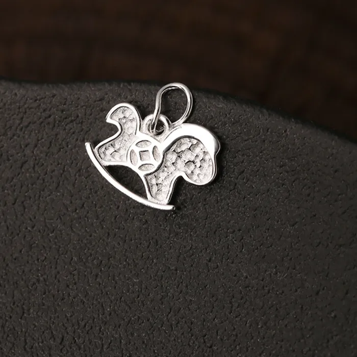 Authentic Charms 925 Horse Zircon Necklace Pendant Handmade Diy Accessories Charms For Bracelet Plata 925 Silver