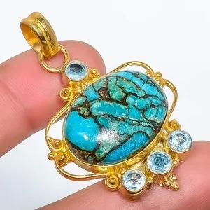 Authentic Celestial Horizon: The Sacred Turquoise Amulet