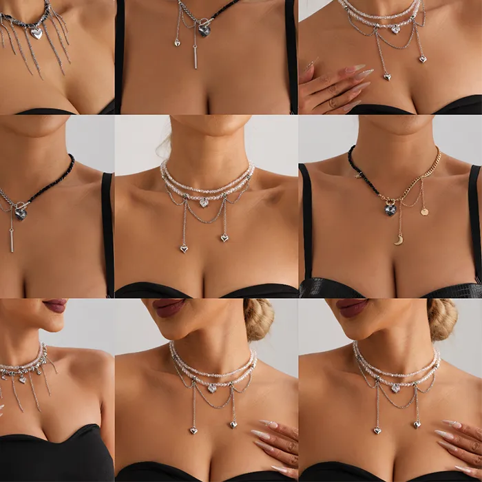 Authentic The Ethereal Heart of Y2K Radiance: A Layered Talisman of Love