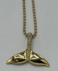 Authentic The Oceanic Guardian: Gilded Whale Tail Talisman