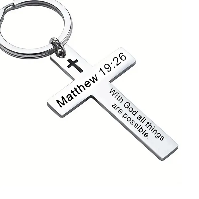 Authentic The Sacred Psalm Guardian Keychain