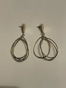 Authentic Ethereal Gold‑Plated Teardrop Dangles: Enchanting Women’s Earrings