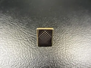 Authentic The Golden Lattice: Vintage Diamond-Shape Checkerboard Tie Tack