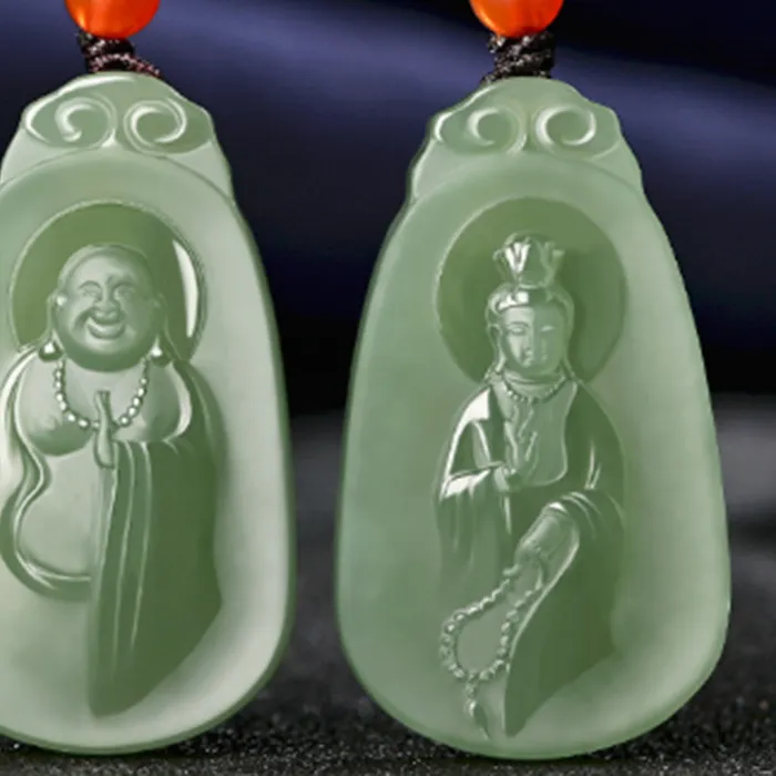 Authentic Mystical Harmony of the Bodhisattvas: Jade Pendants for Balance and Serenity