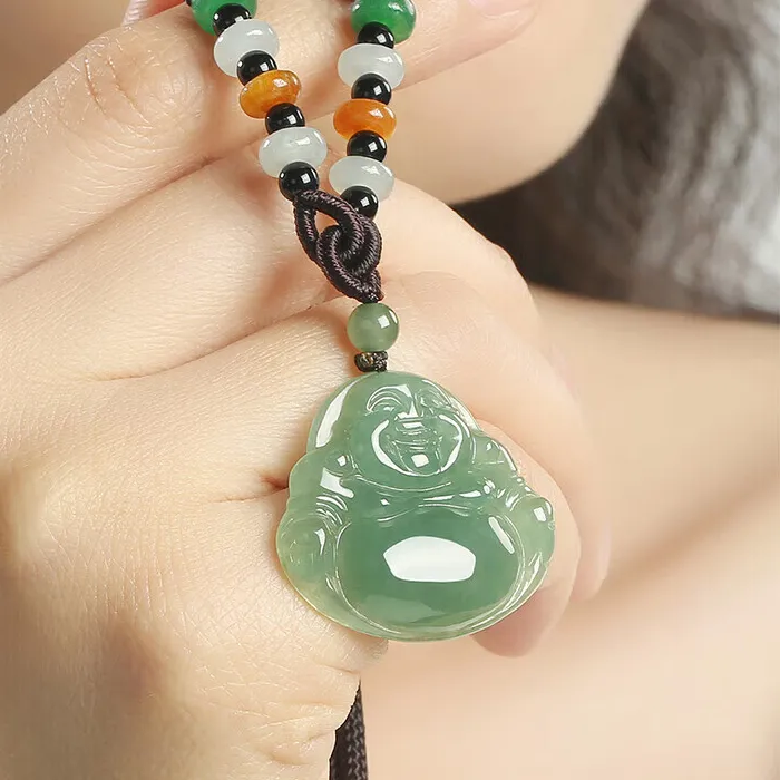 Authentic The Radiant Maitreya: Celestial Jade of Boundless Joy