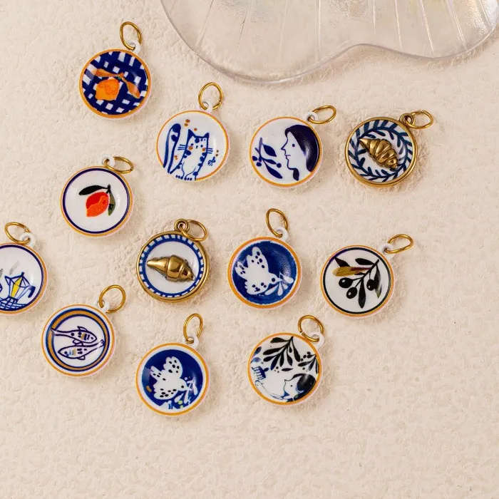 Authentic Celestial Azure Porcelain Amulet: A Vessel of Timeless Harmony