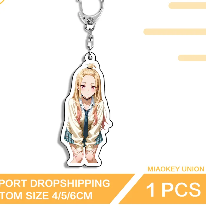 Authentic Double Sided Acrylic Keychain: Reflections of Serenity